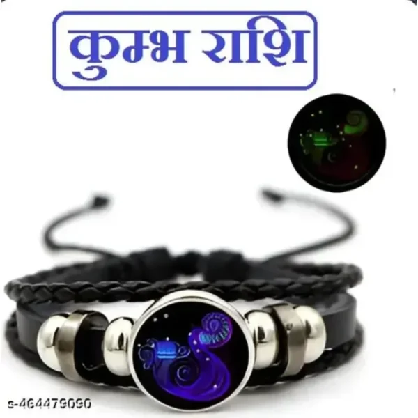Aquarius Zodiac Bracelet – Vintage Charm & Handmade Style Gift