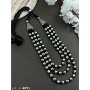 Elite Elegant Oxidised Silver Jewellery Set for Women