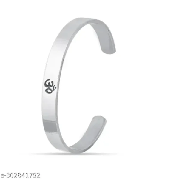 Exclusive Om Stainless Steel Bracelet for Men – Spiritual & Stylish