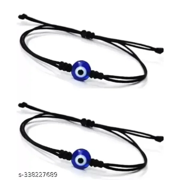 Evil Eye B B (2 Line) Bracelet Pack of 6 – Adjustable