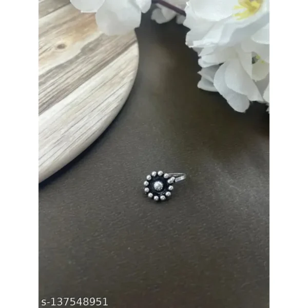 Elite Elegant Oxidised Silver Jewellery Set for Women