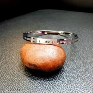 Stylish Power Silver Kada Bracelet for Men & Boys