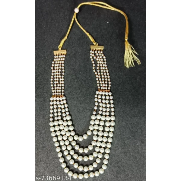 Stylish Dual Color 5 Layer Necklace by Rajasthani Juwelen