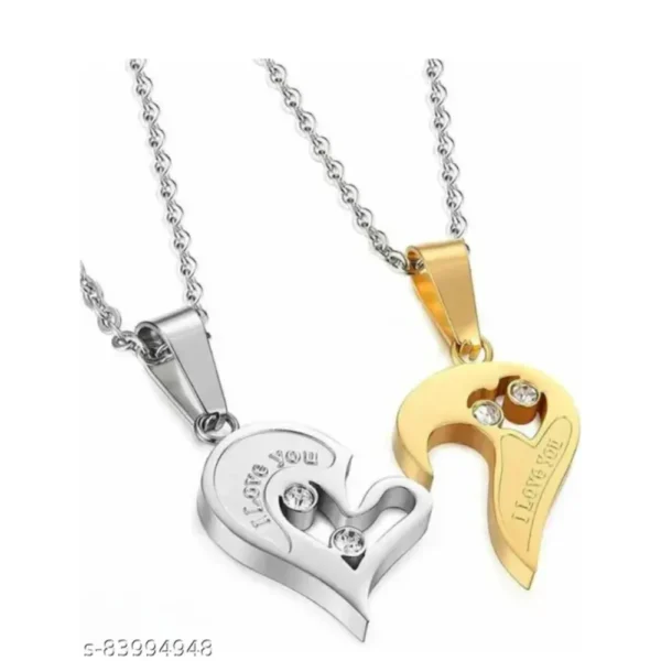 Love-Engraved Heart Locket for Men and Women