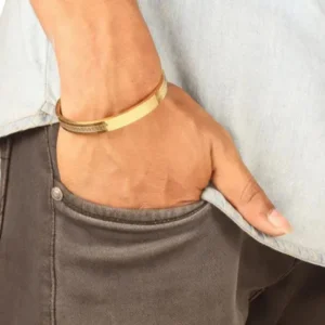 Premium Kada Gold Bracelet for Men