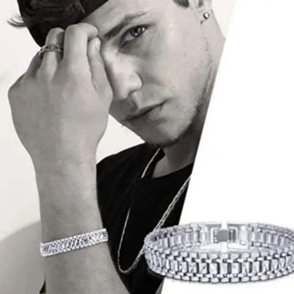 Gold & Silver Bracelet Combo for Men and Women