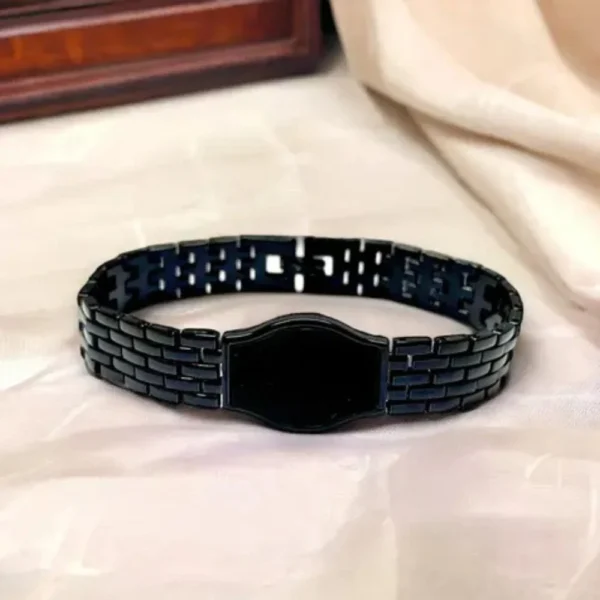 Unisex Black Chain Bracelet for Girls and Boys