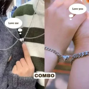 Couple Magnetic Heart Bracelets