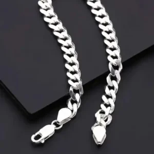 Stylish Silver Chain Bracelet for Men & Boys