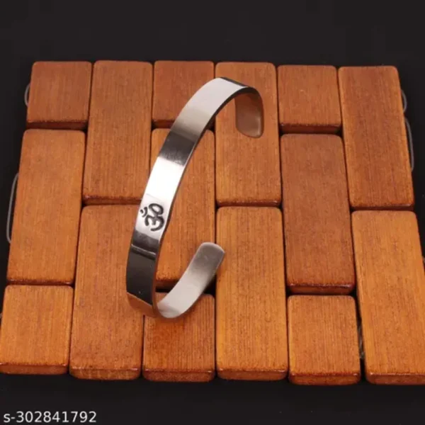 Exclusive Om Stainless Steel Bracelet for Men – Spiritual & Stylish