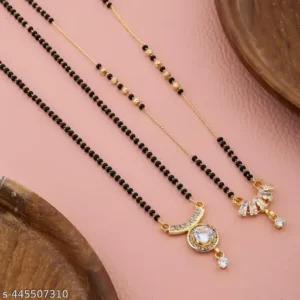 Fancy Trendy Mangalsutra for Women – Big Pendant Combo