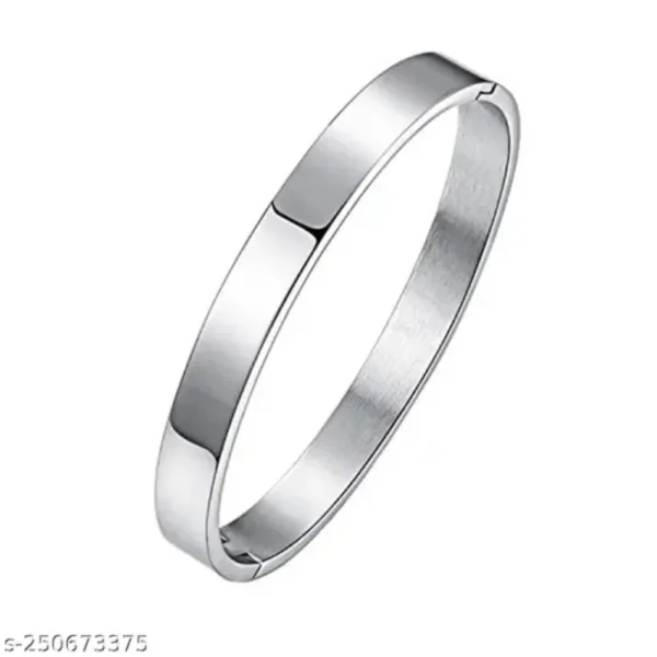 Bold Black Stainless Steel Kada – Stylish Pick for Men & Boys