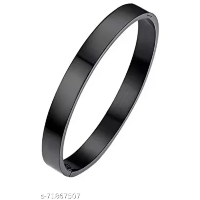 Stylish Black Couple Bracelet – High Polished & Party-Ready