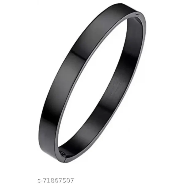 Stylish Black Couple Bracelet – High Polished & Party-Ready
