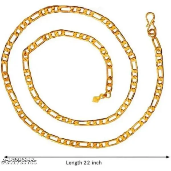Trendy Men Gold Gold Plated Rope Chain – Bold & Stylish Look