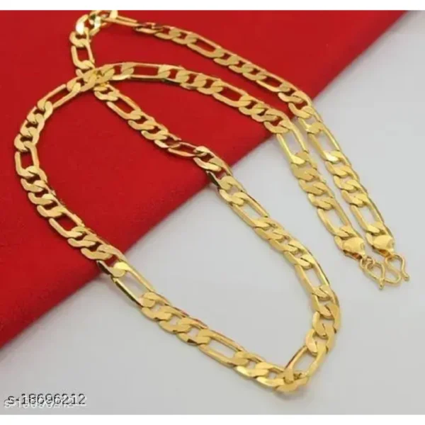 Trendy Men Gold Gold Plated Rope Chain – Bold & Stylish Look