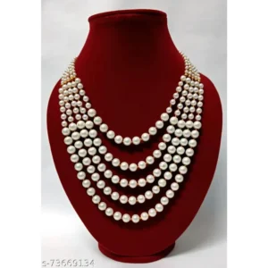 Stylish Dual Color 5 Layer Necklace by Rajasthani Juwelen