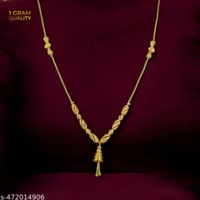 Daily Wear 1Gram Gold Plated Neckpiece – Lightweight & Stylish