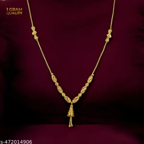 Daily Wear 1Gram Gold Plated Neckpiece – Lightweight & Stylish
