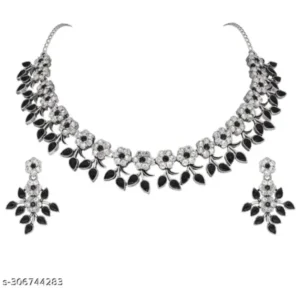 Willanzy Rose Gold Plated Necklace set – South Indian Wedding Jewellery