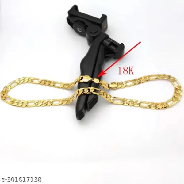 1 Gram Gold Plated Chain For Boys and Man – Waterproof Shine