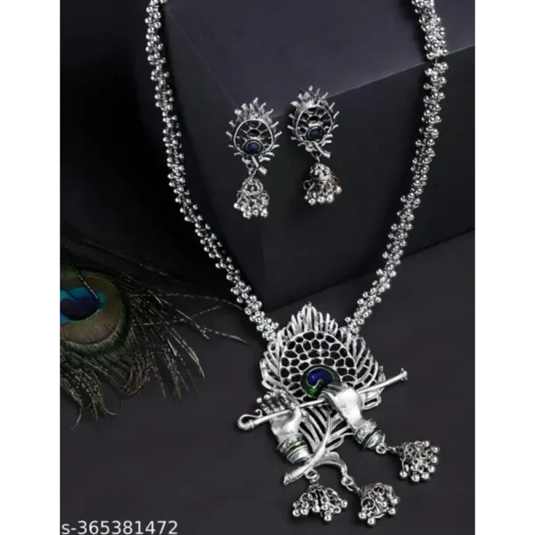 Oxicraft Peacock Oxidized Jewellery Set – Trending Ethnic Charm