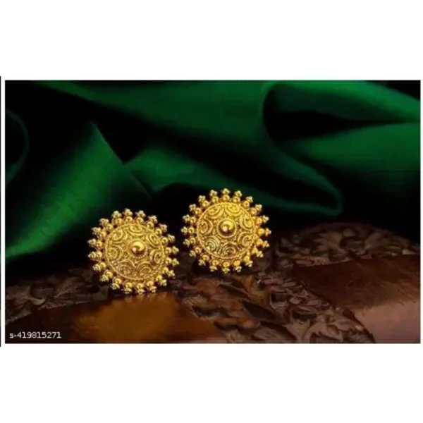 Pack of 8 Earrings – Stylish Oversized Studs Combo
