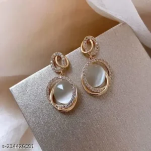 Pearl and Gold Plated Stud Earrings for Girls & Women