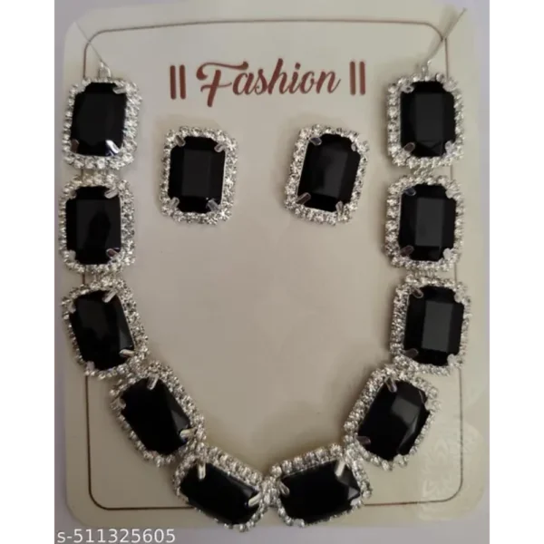 Heirloom Spark Emerald Necklace Set – Elegant Party Jewellery