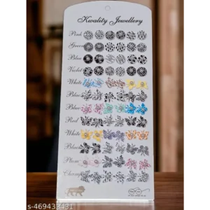 Butterfly Earrings – Pack of 36 Stylish Studs for Women & Girls