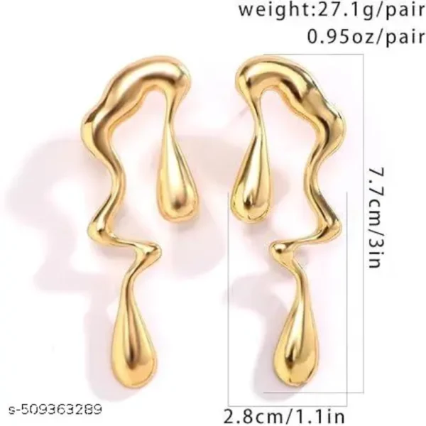 Gold Statement Earrings – Bold, Elegant & Timeless Studs