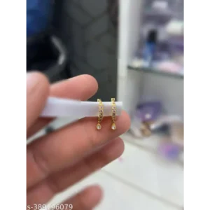 Fancy Gold Plated Bali Earrings & Studs Combo – Trendy & Sparkly