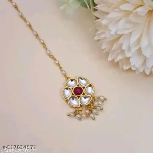 New Letest Maangtika – Trendy Chaand Tika for Haldi & Party
