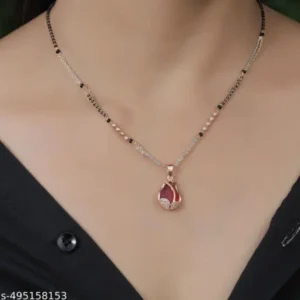 Mangalsutra – Premium Ruby AD Necklace for Women