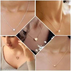 Shimmering Pearl Necklace Set – Elegant Silver Jewellery