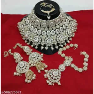 Traditional Gold Plated Kundan Bridal Jewellery Set