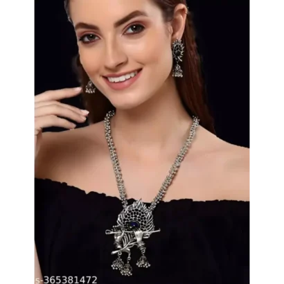 Oxicraft Peacock Oxidized Jewellery Set – Trending Ethnic Charm