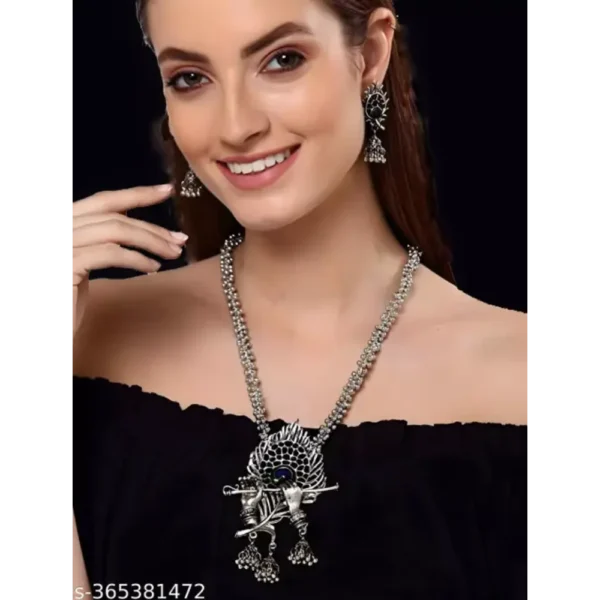 Oxicraft Peacock Oxidized Jewellery Set – Trending Ethnic Charm