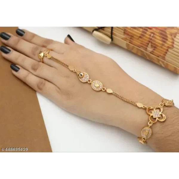 Unique Bracelet For Girls – Gold Plated Sparkle with CZ Stones