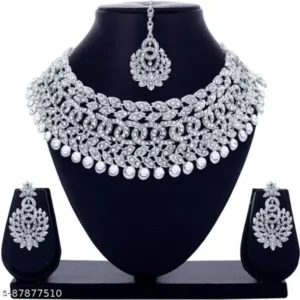 Sterling Rhodium Jewellery Set