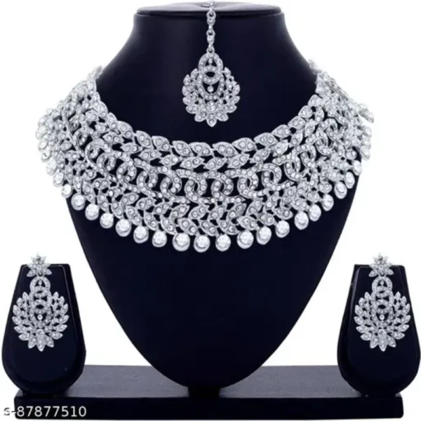 Sterling Rhodium Jewellery Set