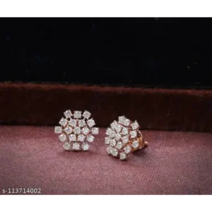AD American Diamond Earring for Women and Girls – Elegant Sparkle