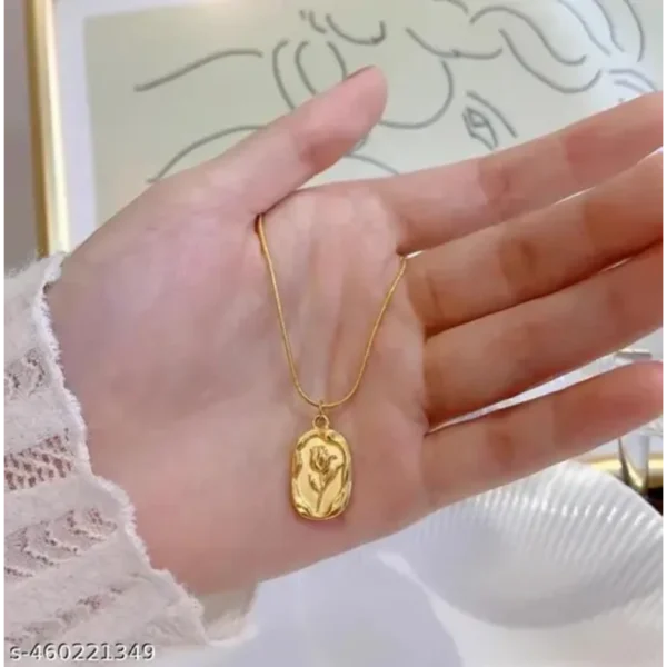 Rose Flower Girls Pendant Chain for Girls & Women – Premium Look