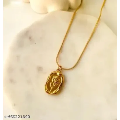 Rose Flower Girls Pendant Chain for Girls & Women – Premium Look