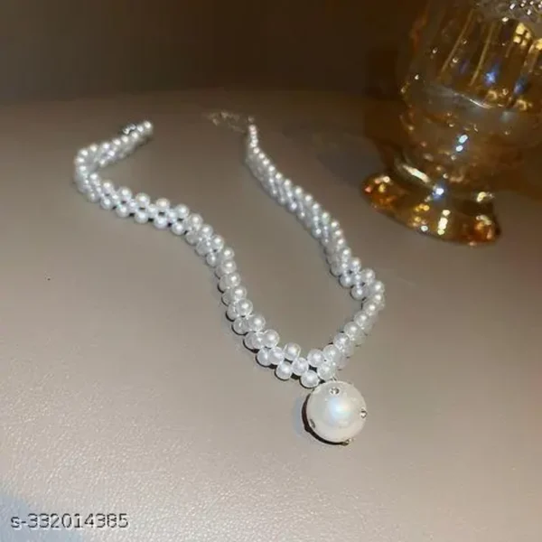 Pearl Neck Choker for Women | Trendy Korean Necklace for Girls